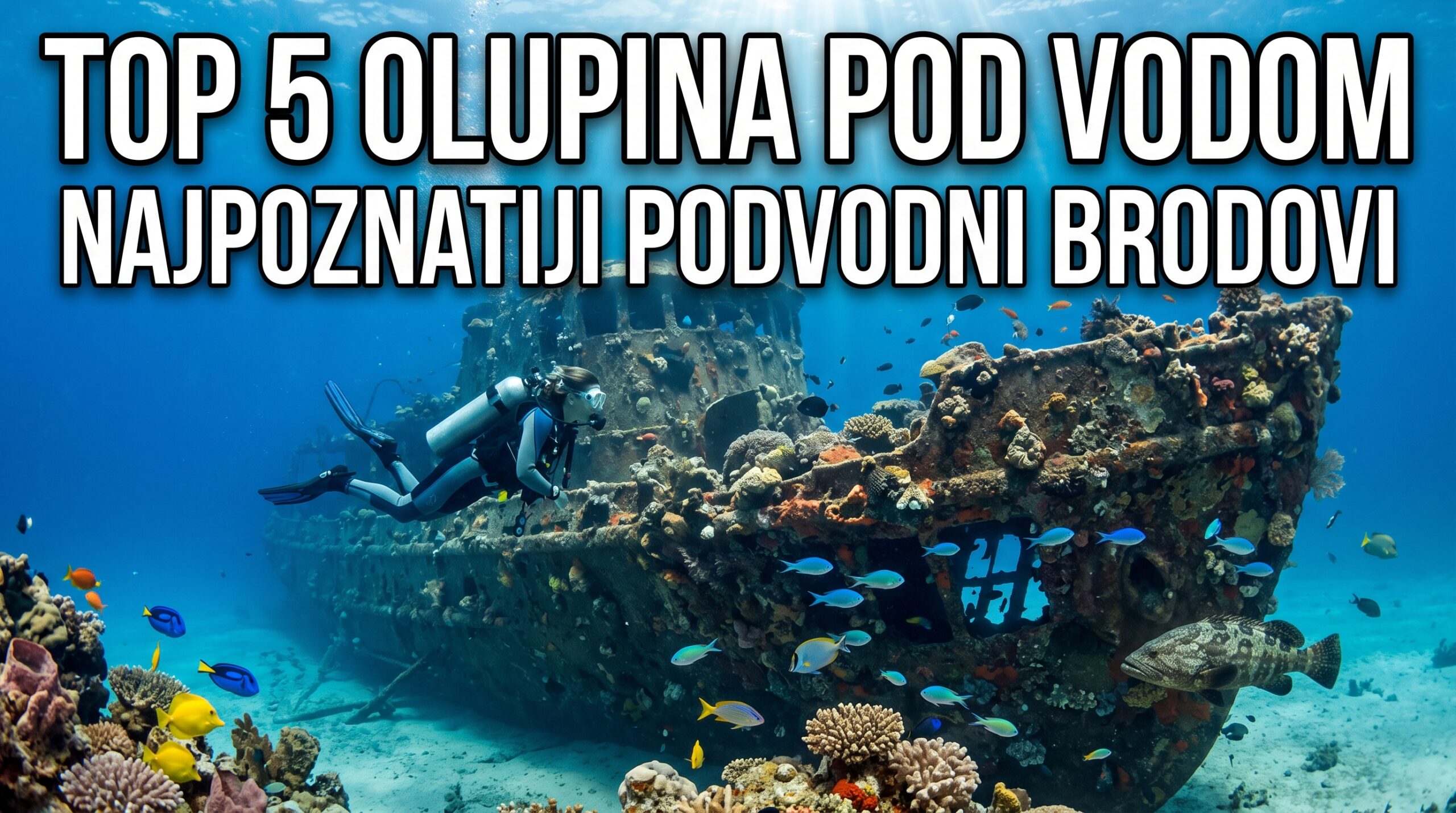Najpoznatije Olupine Brodova Pod Vodom